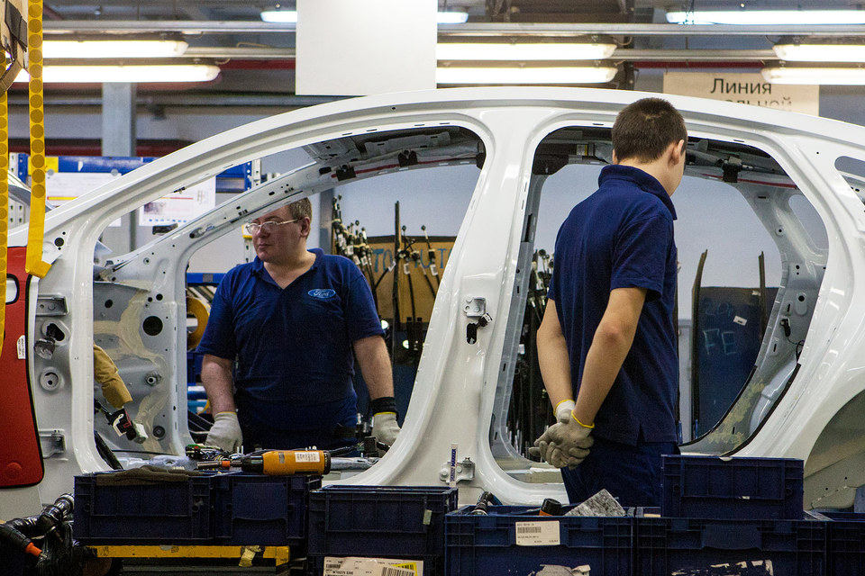На 50% сократилось производство на заводах Ford Sollers во Всеволожске и Елабуге