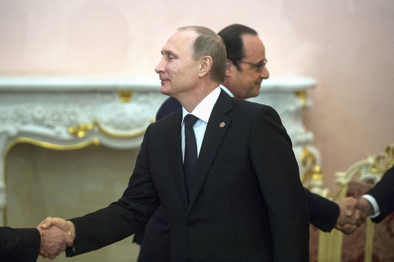 Владимир Путин и Франсуа Олланд должны договориться о продолжении сотрудничества
