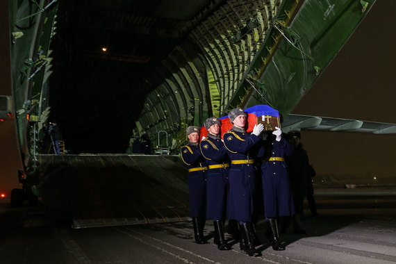 Тело подполковника Олега Пешкова доставлено в Россию