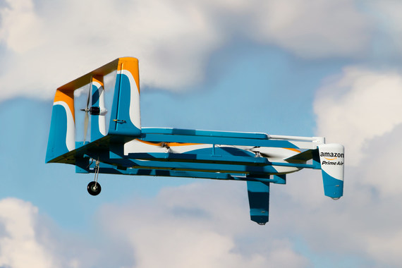 Беспилотник Prime Air может за полчаса доставить товар покупателю прямо в руки