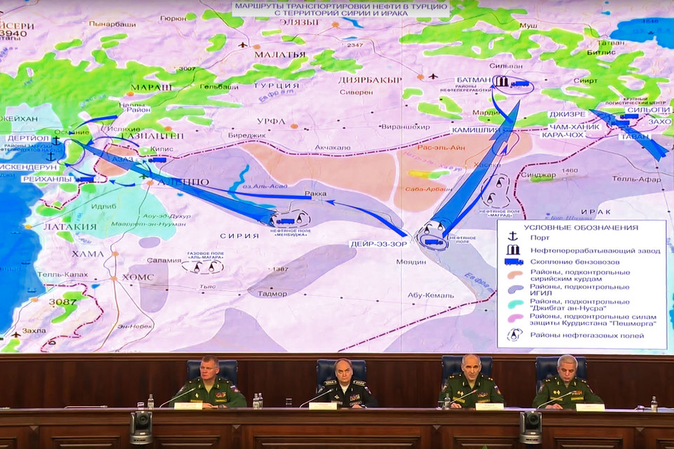 Кадр из видео, которое было опубликовано Минобороны России