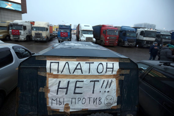Дальнобойщики напомнили, что согласно опросам их поддерживает большинство россиян