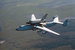 Грузовой самолет АН 225 «Мрия» с многоразовым космическим кораблем «Буран» по пути на авиакосмический салон в Ле-Бурже, 1989 г. В 1990-е гг. работы по программе «Энергия-Буран» были приостановлены