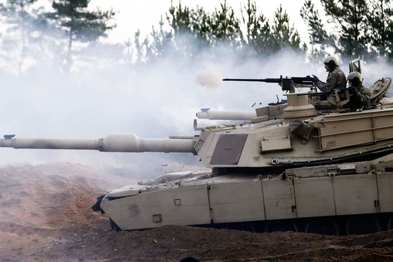 Танк M1 Abrams ВС США в Латвии