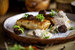 Блины со сморчками и телячьим языком, ресторан Mushrooms