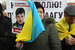 На пикете в Киеве митингующие требуют освобождения бывшей украинской военнослужащей