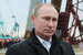 Владимир Путин на строительной площадке транспортного