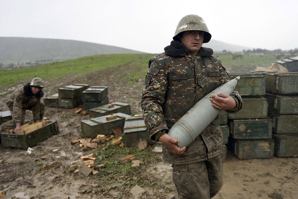 Военнослужащие самопровозглашенной Нагорно-Карабахской республики
