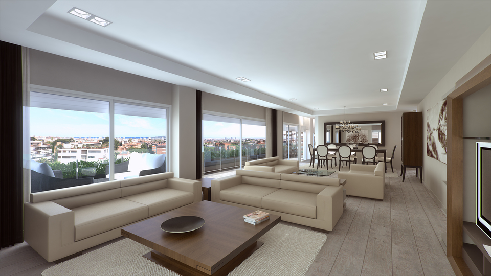 МОДЕЛЬ ПРОЕКТА ЖК ONE PEDRALBES HOUSE, BARCELONA
