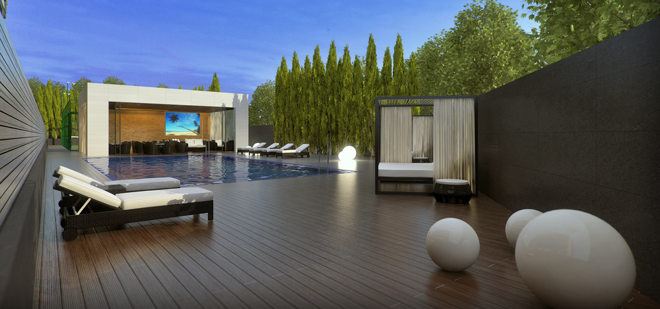 МОДЕЛЬ ПРОЕКТА ЖК ONE PEDRALBES HOUSE, BARCELONA