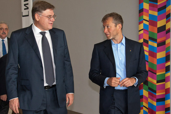 Роман Абрамович и Александр Абрамов