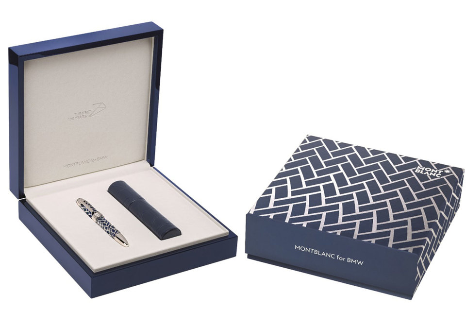Ручка Montblanc for BMW выпущена серией в 100 экземпляров