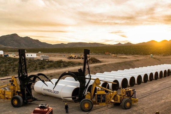 Полигон для тестирования hyperloop строится в пустыне