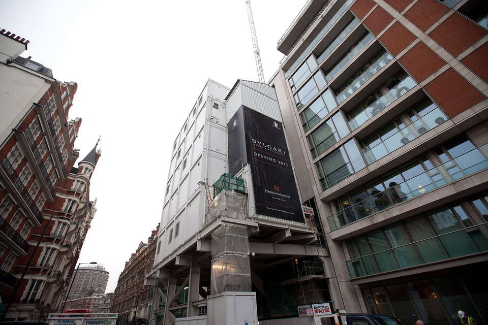 В Лондоне отель и апартаменты под брендом Bulgari открылись в 2012 г.