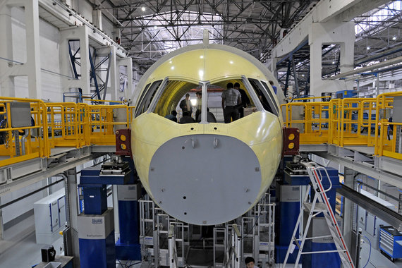 Пока собранный МС-21 «Иркут» широкой публике не показывал