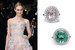 Стоимость украшений Tiffany & Co. актрисы Эль Фаннинг превышает $150 000: подвеска из платины с центральным розовым турмалином в окружении бриллиантов оценивается в $115 000, кольца из платины с морганитом и бриллиантами и с зеленым турмалином и бриллиантами стоят $13 000 и $36 000 соответственно