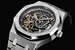 Audemars Piguet. Royal Oak Double Balance Wheel. Механизм со сдвоенным колесом баланса и двумя спиралями на одной оси, состоит из 245 компонентов, частота баланса – 3 Гц, запас хода – 45 часов