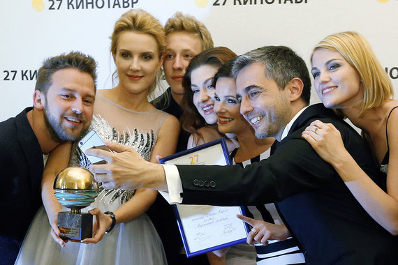 Съемочная группа фильма «Хороший мальчик» режиссера Оксаны Карас (на фото слева)