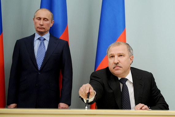 Владимир Путин и Эдуард Худайнатов