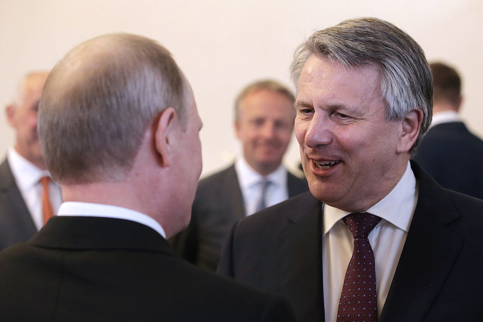 Владимир Путин и Бен ван Берден