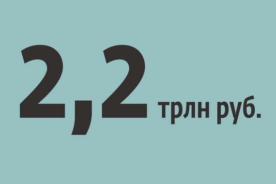 Цифра недели: 2,2 трлн руб.