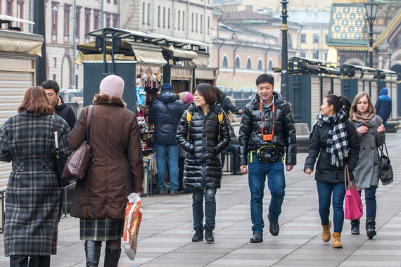 В Петербург приезжает все больше туристов из Китая