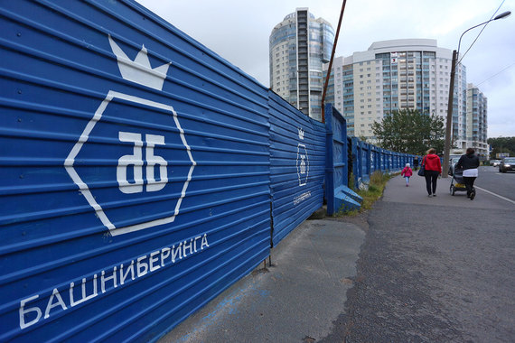 Строительство комплекса на Васильевском острове остановлено