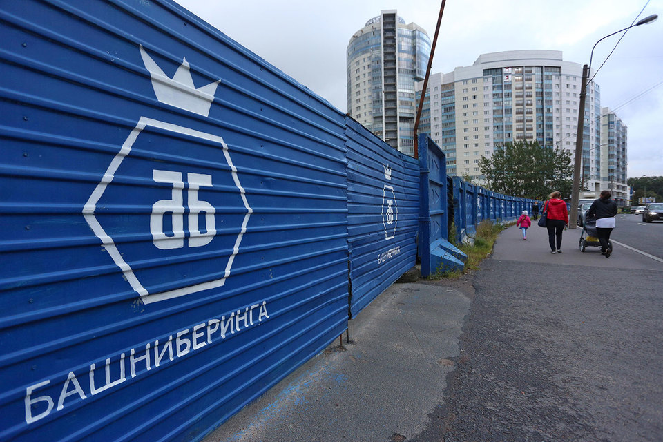 Строительство комплекса на Васильевском острове остановлено