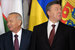 Президенты Узбекистана Ислам Каримов и Украины Виктор Янукович в 2011 г.