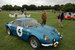 Президент FIA Жан Тод, член жюри Chantilly Art & Elegance, критически осматривает Alpine Renault A110 1969 года...