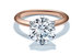 Кольцо Tiffany Setting в розовом золоте