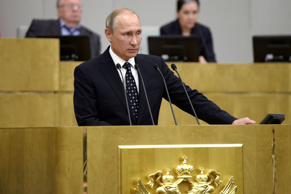 Президент рассказал депутатам, в чем сила России