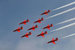 Выступление британской пилотажной группы Red Arrows