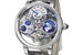 Номинанты в категории «Лучшие инновационные часы». Bovet 1822 Recital 18 Shooting Star Tourbillon. Часы с индикаторорами фазы Луны и второй часовой зоны, ретроградной минутной стрелкой, турбийоном и функцией мирового времени. Коллекция Dimier, лимитированное издание в 50 экземпляров. 295 000 франков
