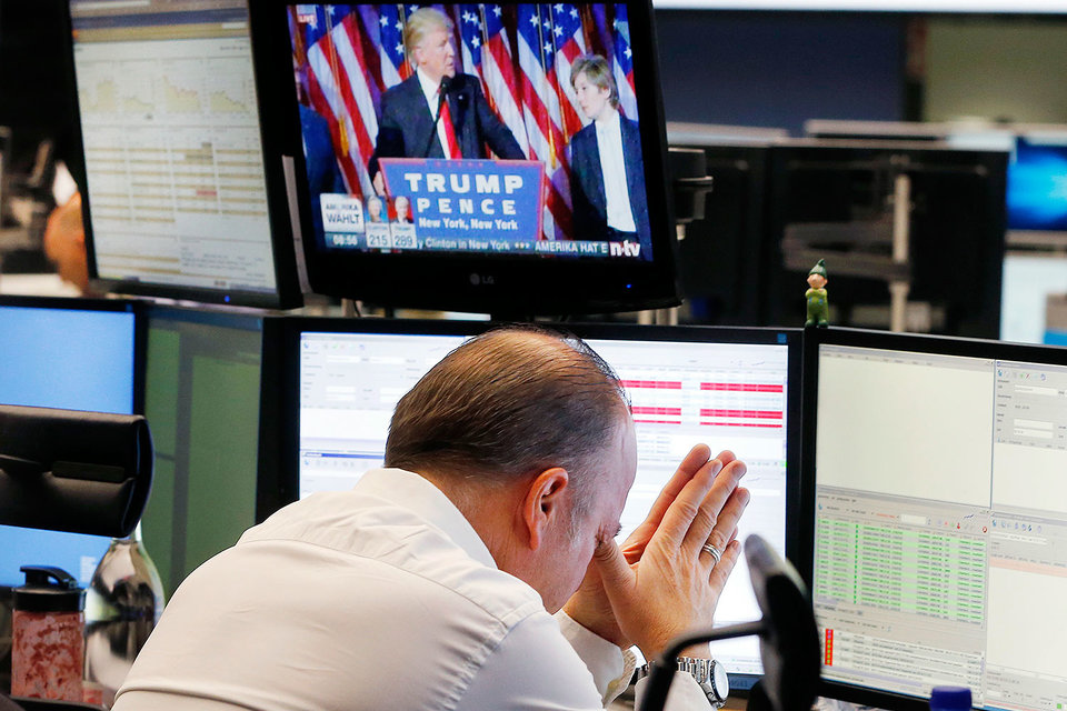 Настроения инвесторов, поначалу шокированных победой Трампа, улучшились