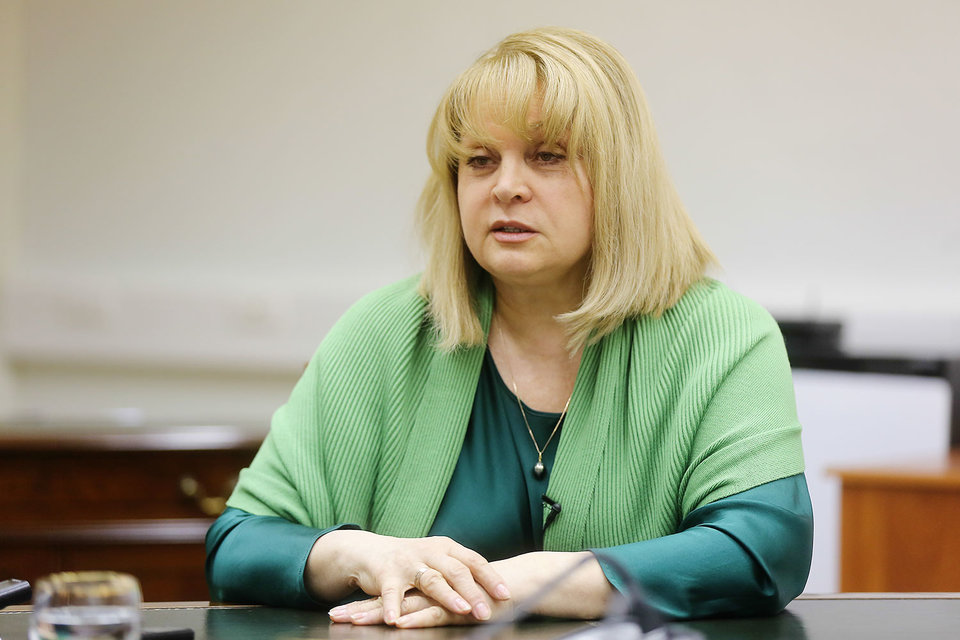 Председатель Центризбиркома Элла Памфилова