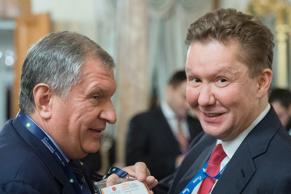 Госкомпаниям (на фото слева направо: главный исполнительный директор «Роснефти» Игорь Сечин и предправления «Газпрома» Алексей Миллер) удалось избавить свои закупки от жестких правил