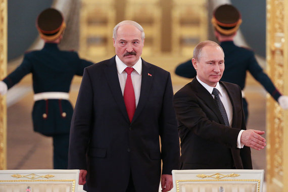 Александр Лукашенко и Владимир Путин