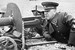В 1940 г. Жуков стал командующим крупнейшим Киевским военным округом, затем, в январе 1941 г. - начальником Генштаба. На фото Жуков рядом с пулеметным расчетом на учениях, весна 1940 г.