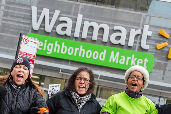Walmart воюет с профсоюзом в сетях