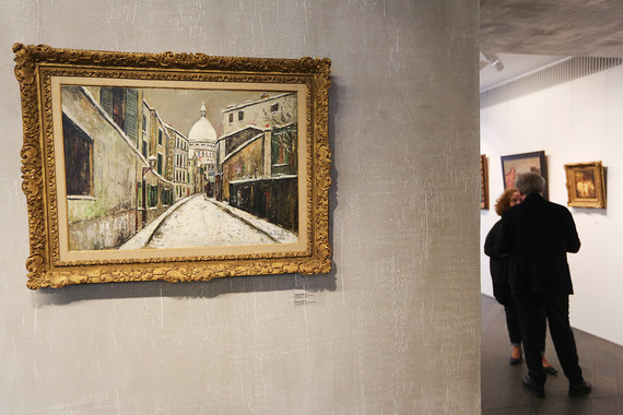 Парижский пейзаж Утрилло – один из лучших на выставке