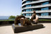 Генри Мур, «Three piece reclining figure: Draped», 1975 г.