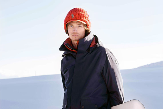 Юрий Подладчиков в рекламной кампании Moncler Grenoble High Performance