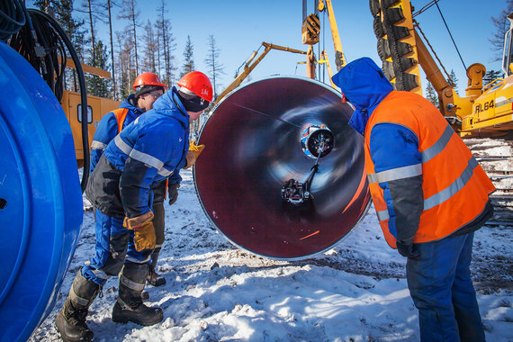 Cтроительство магистрального газопровода «Сила Сибири»