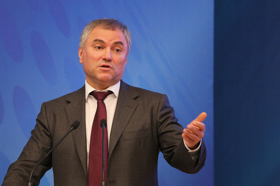 В. Володин: Навальный не может участвовать в президентских выборах