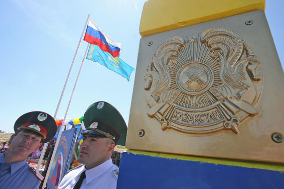 На границе России с Казахстаном