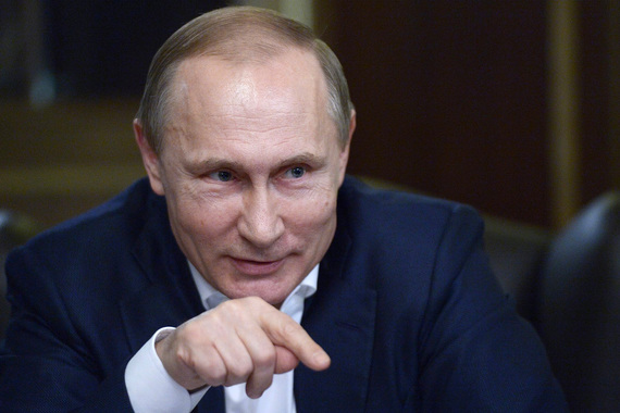 Владимир Путин дает интервью Bild в Сочи