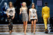 В показе Dolce & Gabbana в этом сезоне приняли участие непрофессиоанльные модели - клиенты марки со всего мира. На фото: жена миллиардера Андрея Скоча Елена Лихач (вторая слева) с дочерью (третья)