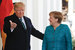 17 марта 2017 г. состоялась первая личная встреча президента США Дональда Трампа с канцлером Германии Ангелой Меркель. Как сообщалось, Меркель обратилась к Трампу с предложением пожать руки для протокольной фотосъемки. «Ну что, пожмем руки?» – спросила канцлер Германии. Однако Трамп проигнорировал ее предложение. «Я не думаю, что он слышал вопрос», – сказал представитель Белого дома Шон Спайсер в интервью Spiegel. Трамп и Меркель обменялись рукопожатиями при встрече и по окончании совместной пресс-конференции