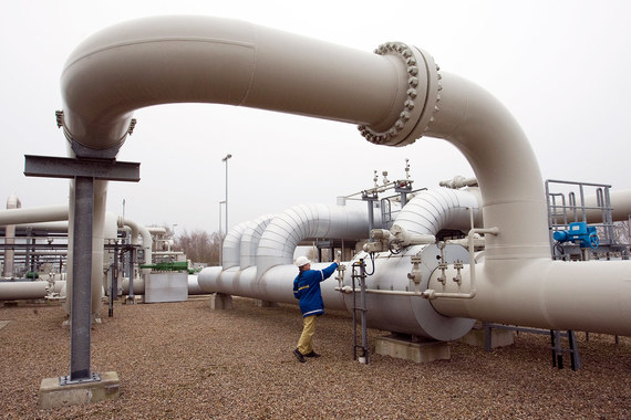 Газ мигрирует из крупнейшего подземного хранилища газа в Европе